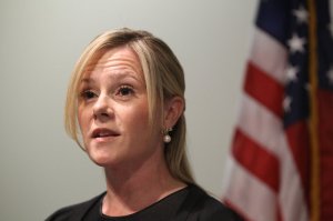 Bridget Anne Kelly, Gov. Chris Christie's former chief of staff, maintains her innocence at a press conference after her indictment in the Bridgegate scandal. (Andrew Mills/NJ Advance Media)