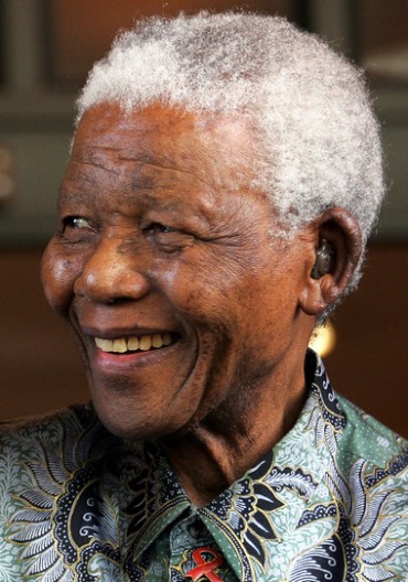 Nelson Mandela (AP Photo/Themba Hadebe)